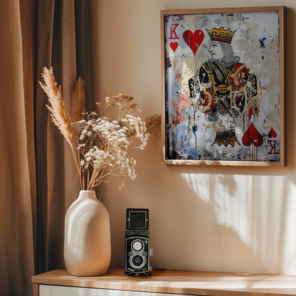 King of Hearts - Poster / Art Print - interiör