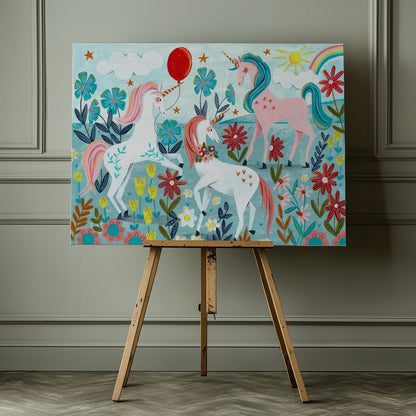 Unicorns - Poster / Art Print - interiör
