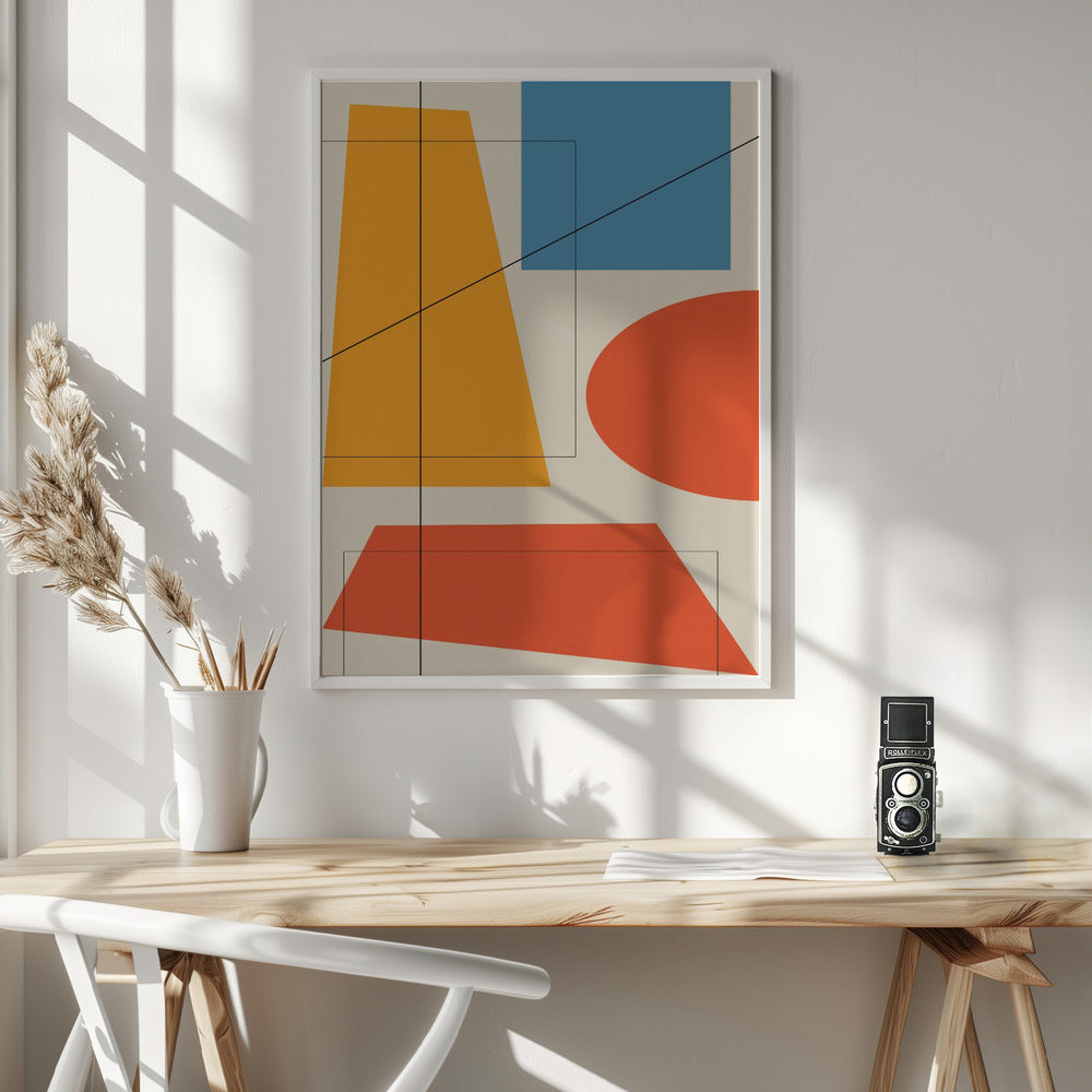 Geox2f  Oju 2x3 - Poster / Art Print - interiör