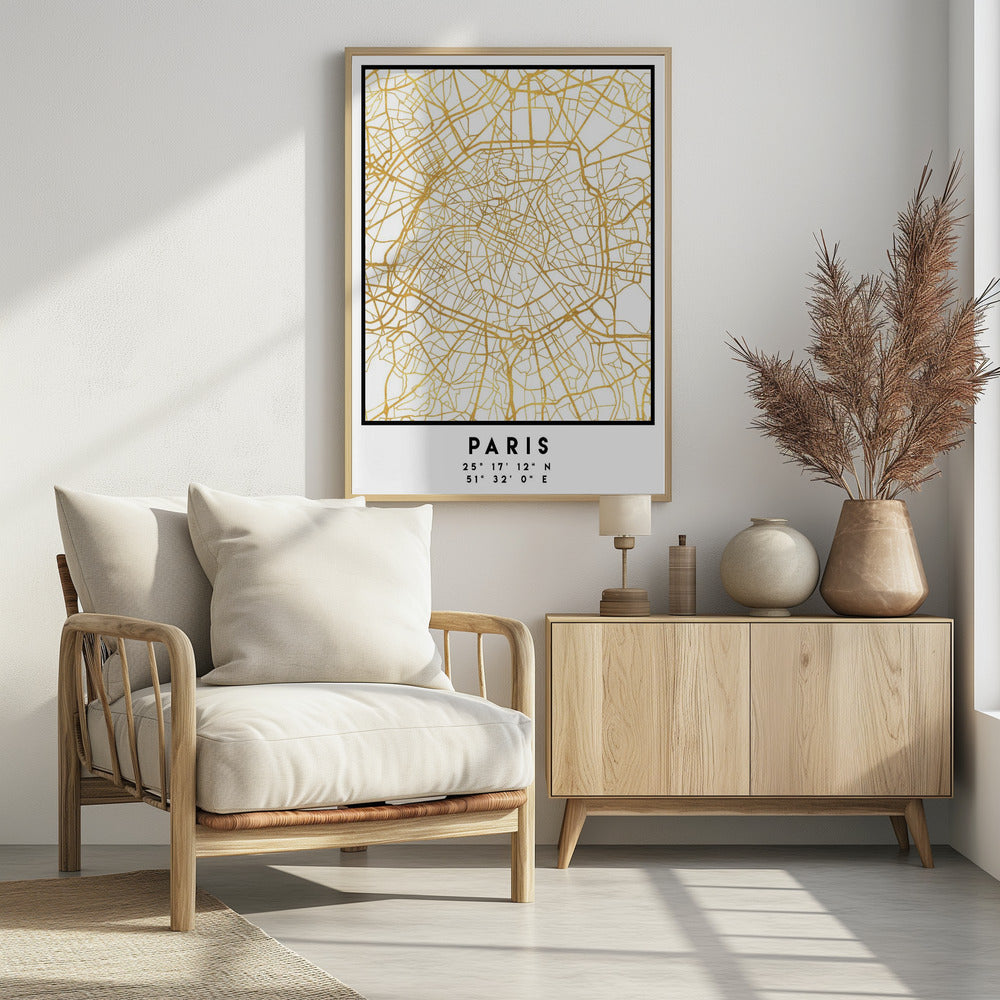 1 Maps 40 - Poster / Art Print - interiör