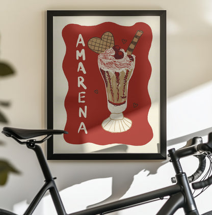Amarena - Poster / Art Print - interiör