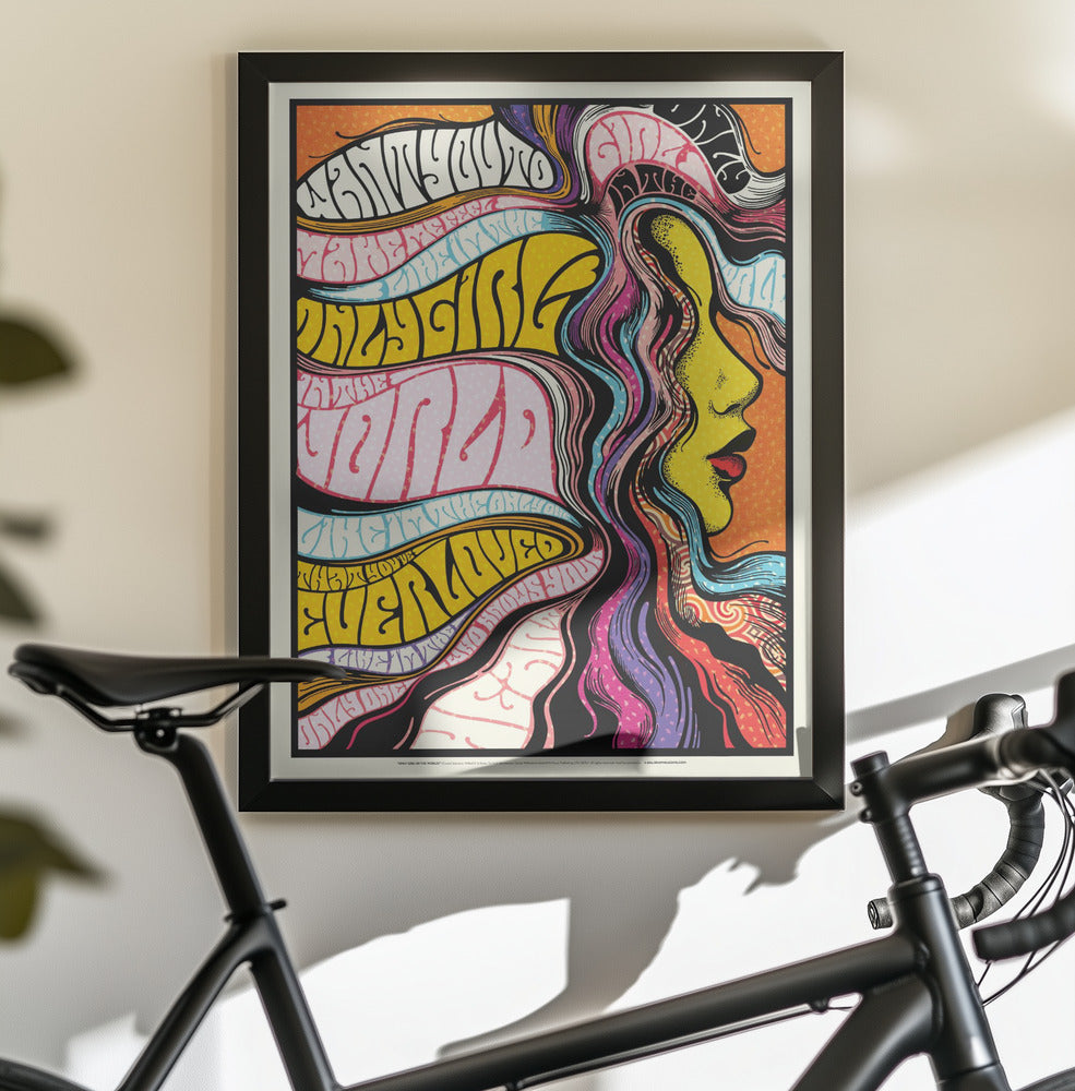 Only Girl in the World - Poster / Art Print - interiör