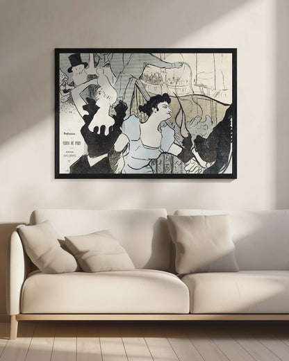 Les Reodutes Du Casino De Paris (1892) - Poster / Art Print - interiör