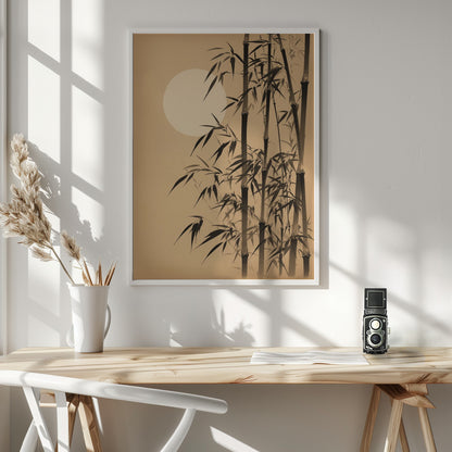 Evening Bamboo - Poster / Art Print - interiör
