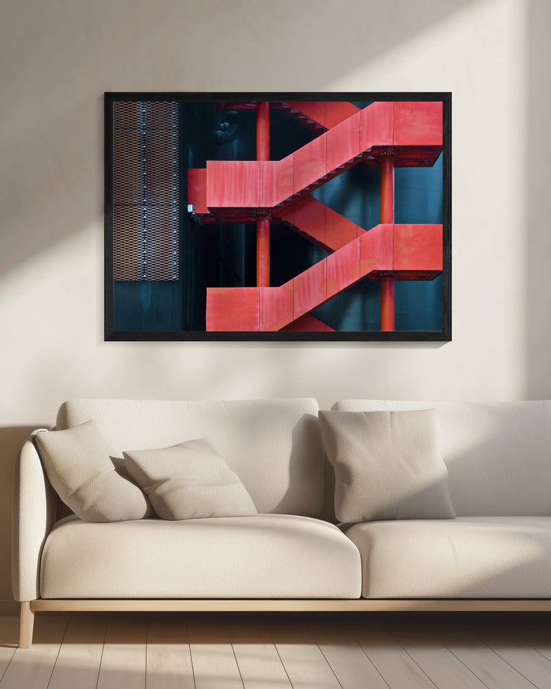 red route - Poster / Art Print - interiör