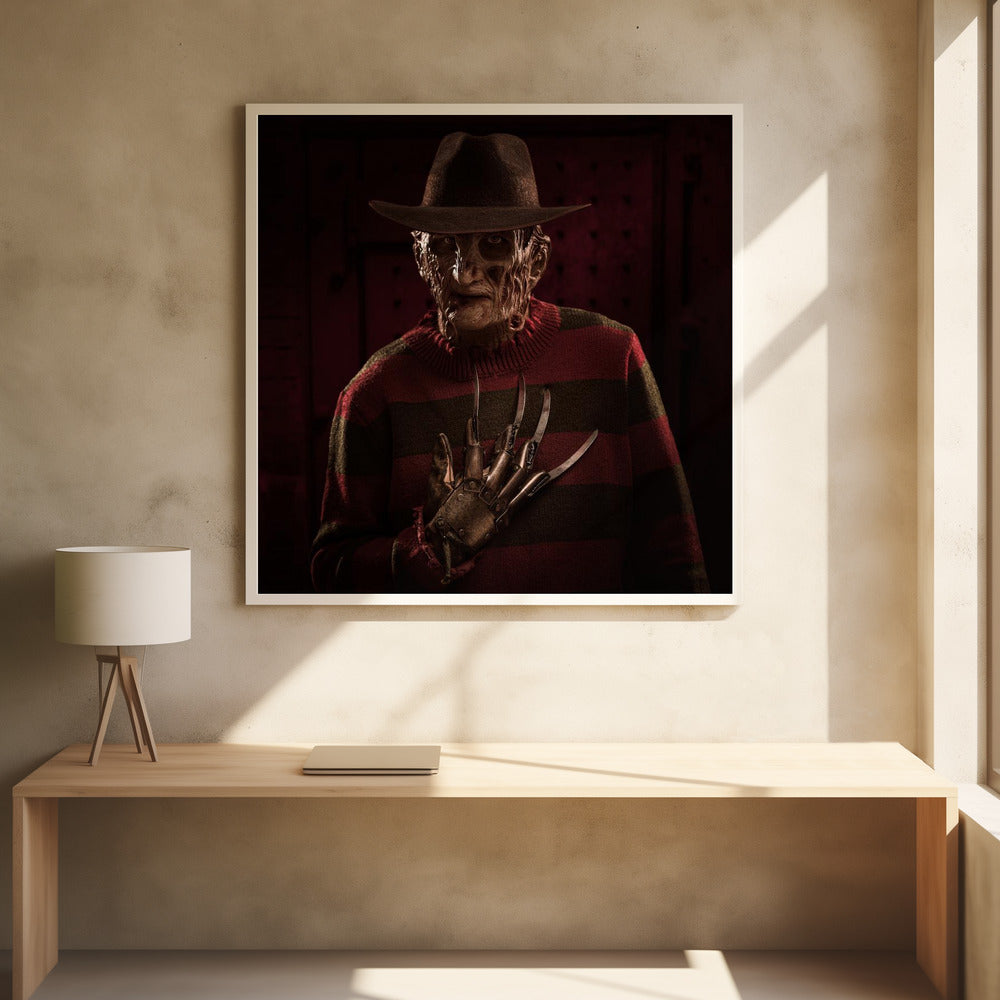 Freddy Portrait 1 - Poster / Art Print - interiör