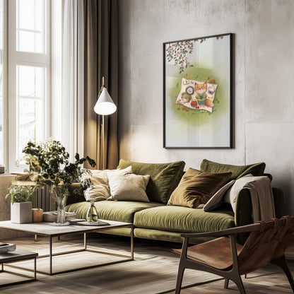 Picnic On the Grass - Poster / Art Print - interiör