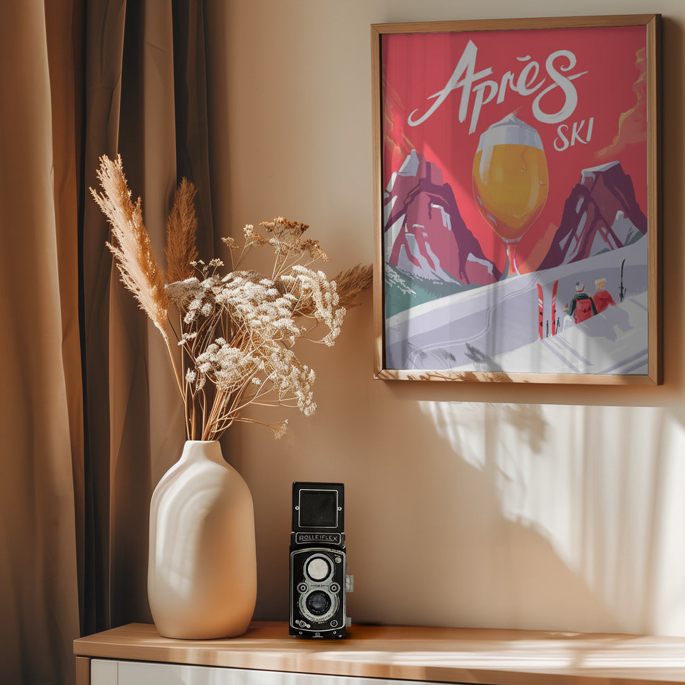 Apés Ski - Poster / Art Print - interiör