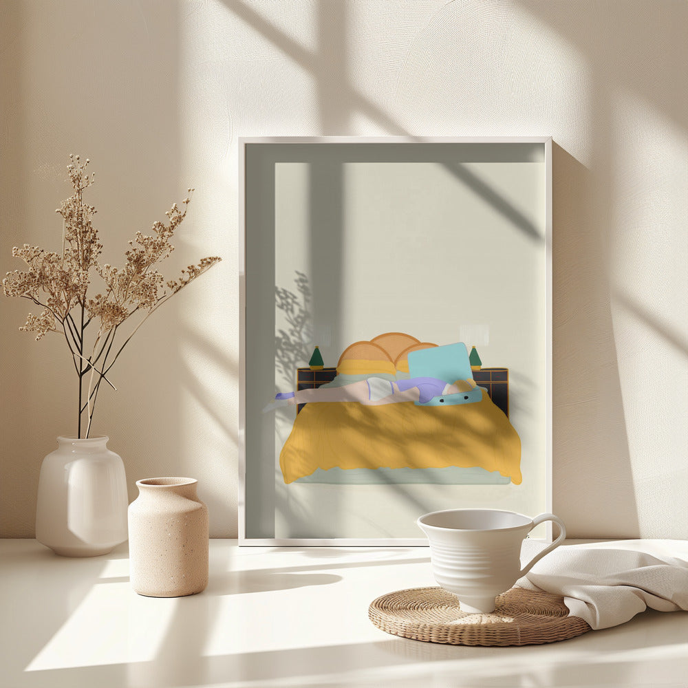 Digital Nomad - Poster / Art Print - interiör