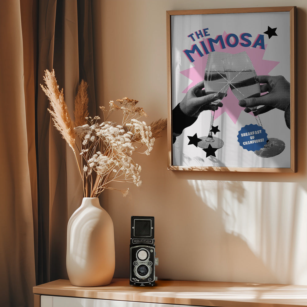 The mimosa - Poster / Art Print - interiör