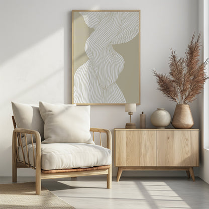 Fibers No 3 - Poster / Art Print - interiör