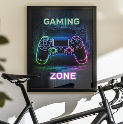 Gaming Zone - Poster / Art Print - interiör