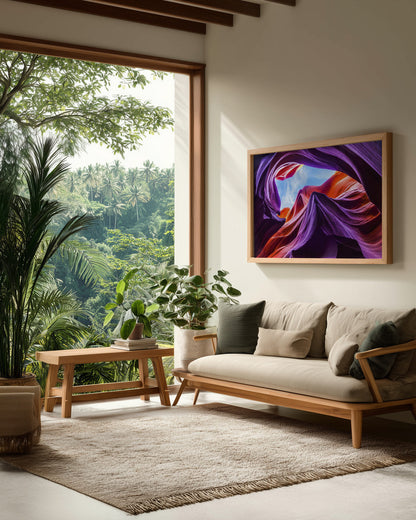 Magical Lower Antelope Canyon - Poster / Art Print - interiör