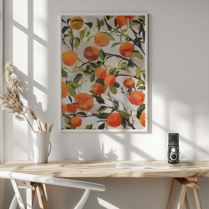 Oranges - Poster / Art Print - interiör