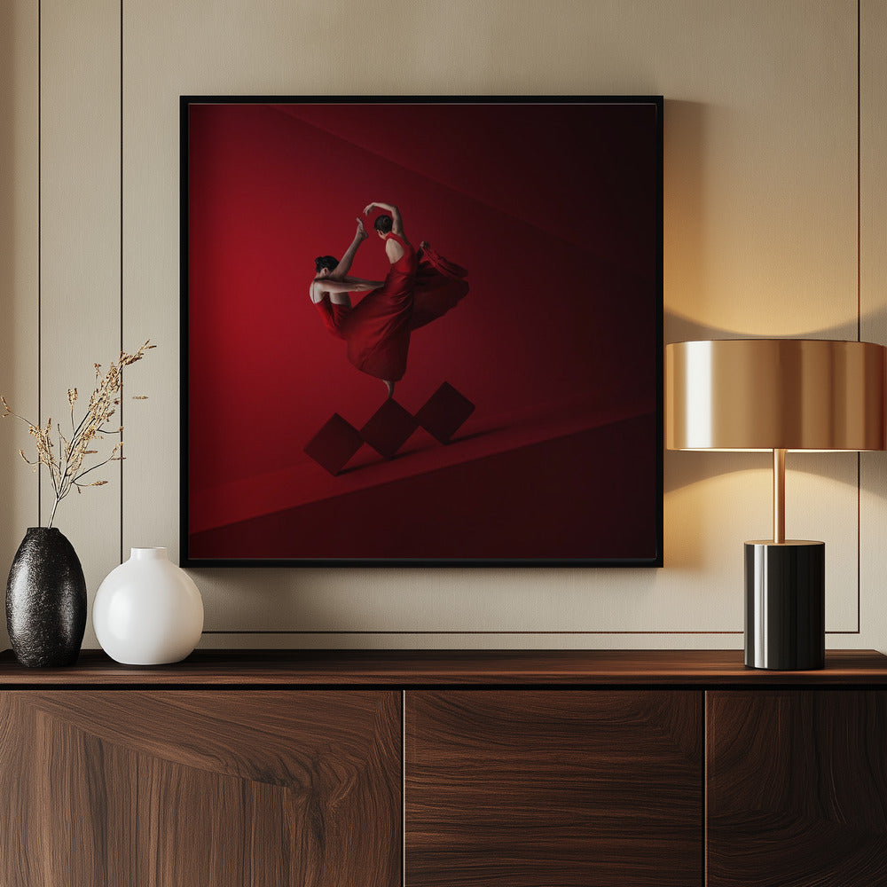 Love is Harmony - Poster / Art Print - interiör