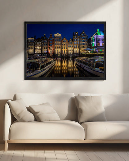 Damrak Amsterdam - Poster / Art Print - interiör