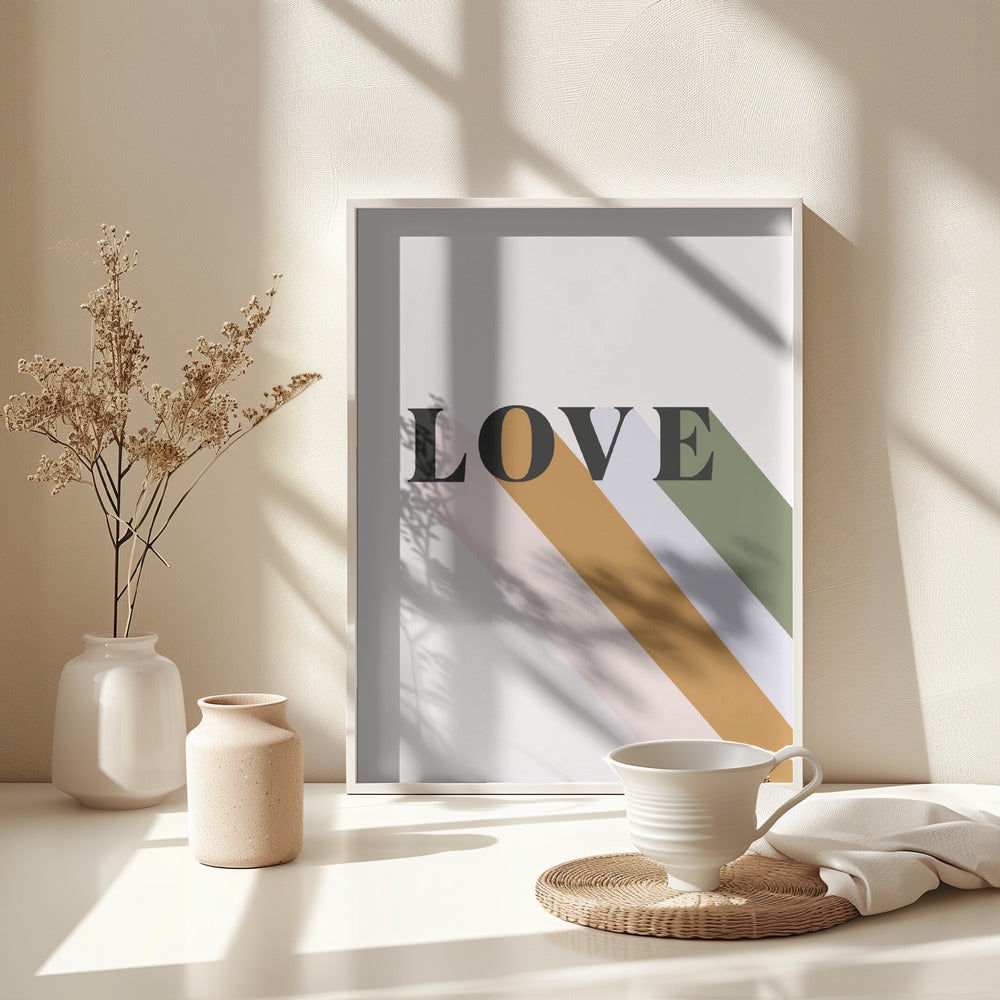 Love - Poster / Art Print - interiör