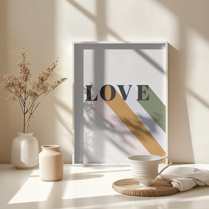 Love - Poster / Art Print - interiör