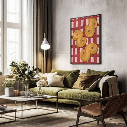 Lussebullar - Poster / Art Print - interiör