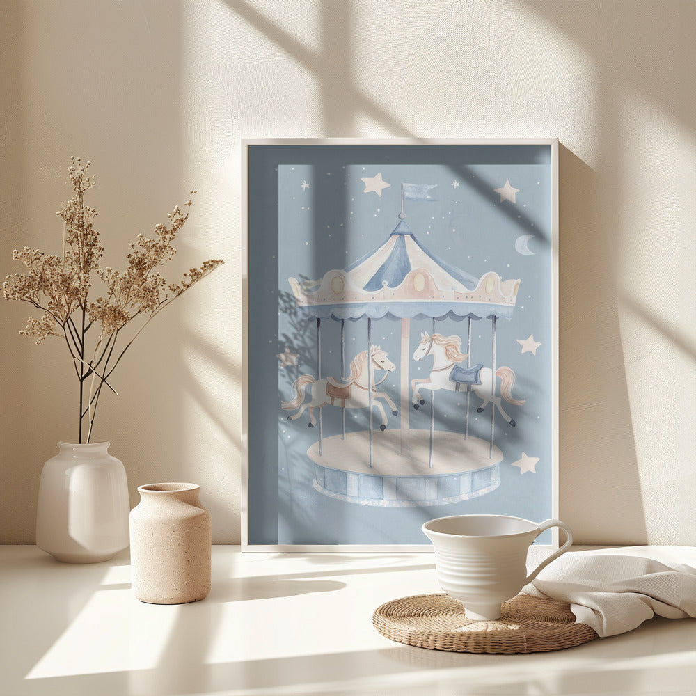 Happycarousel - Poster / Art Print - interiör