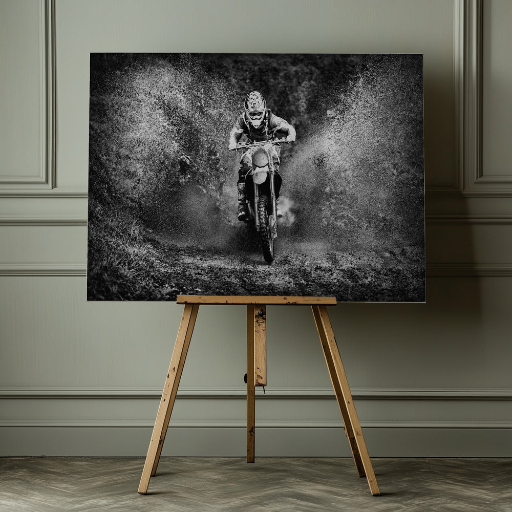Motorcross - Poster / Art Print - interiör