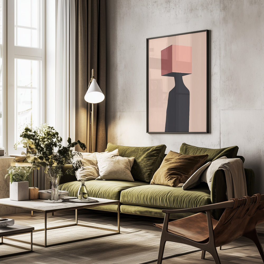 Think Inside the Box - Poster / Art Print - interiör