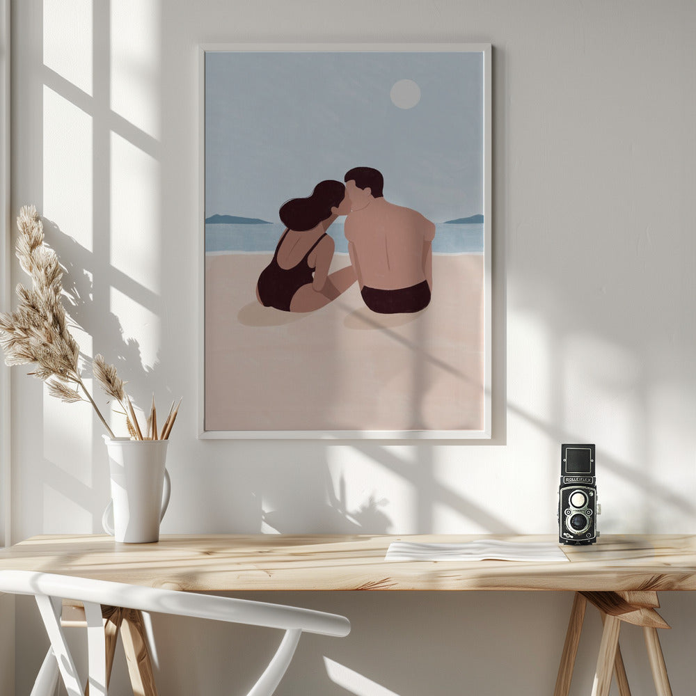 First Kiss - Poster / Art Print - interiör