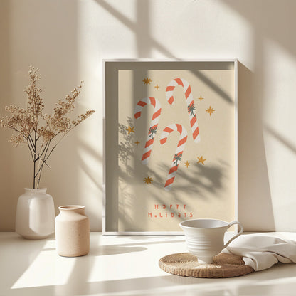 Candy Cane - Poster / Art Print - interiör
