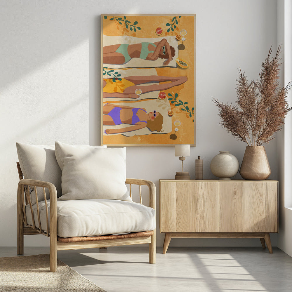 Summer Girls - Poster / Art Print - interiör