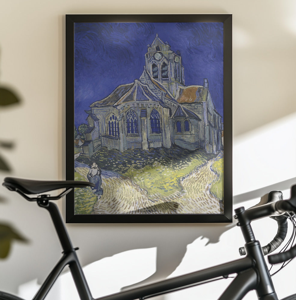 Vincent Van Gogh's the Church At Auvers (1890) - Poster / Art Print - interiör