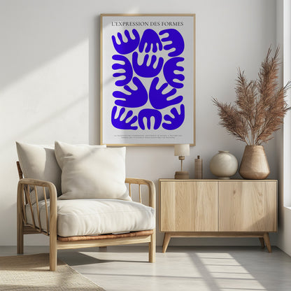 HARMONIE BLEU - Poster / Art Print - interiör