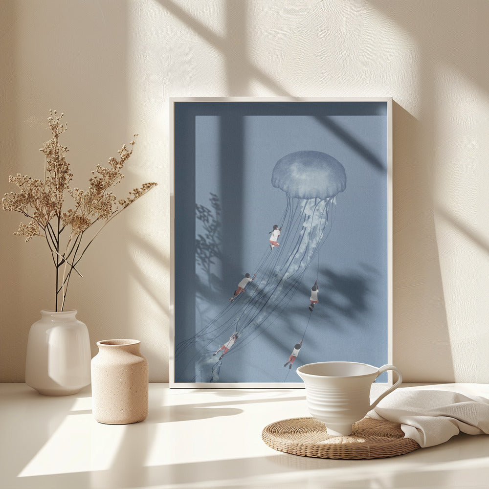 We came home smiling - Poster / Art Print - interiör