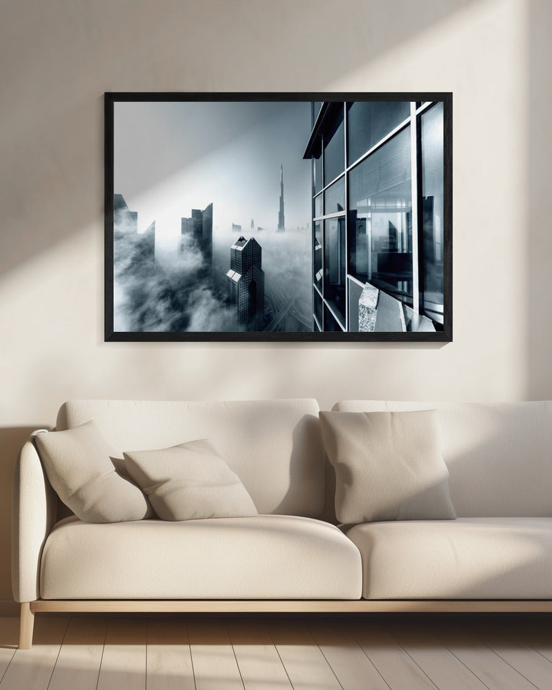 Foggy City - Poster / Art Print - interiör