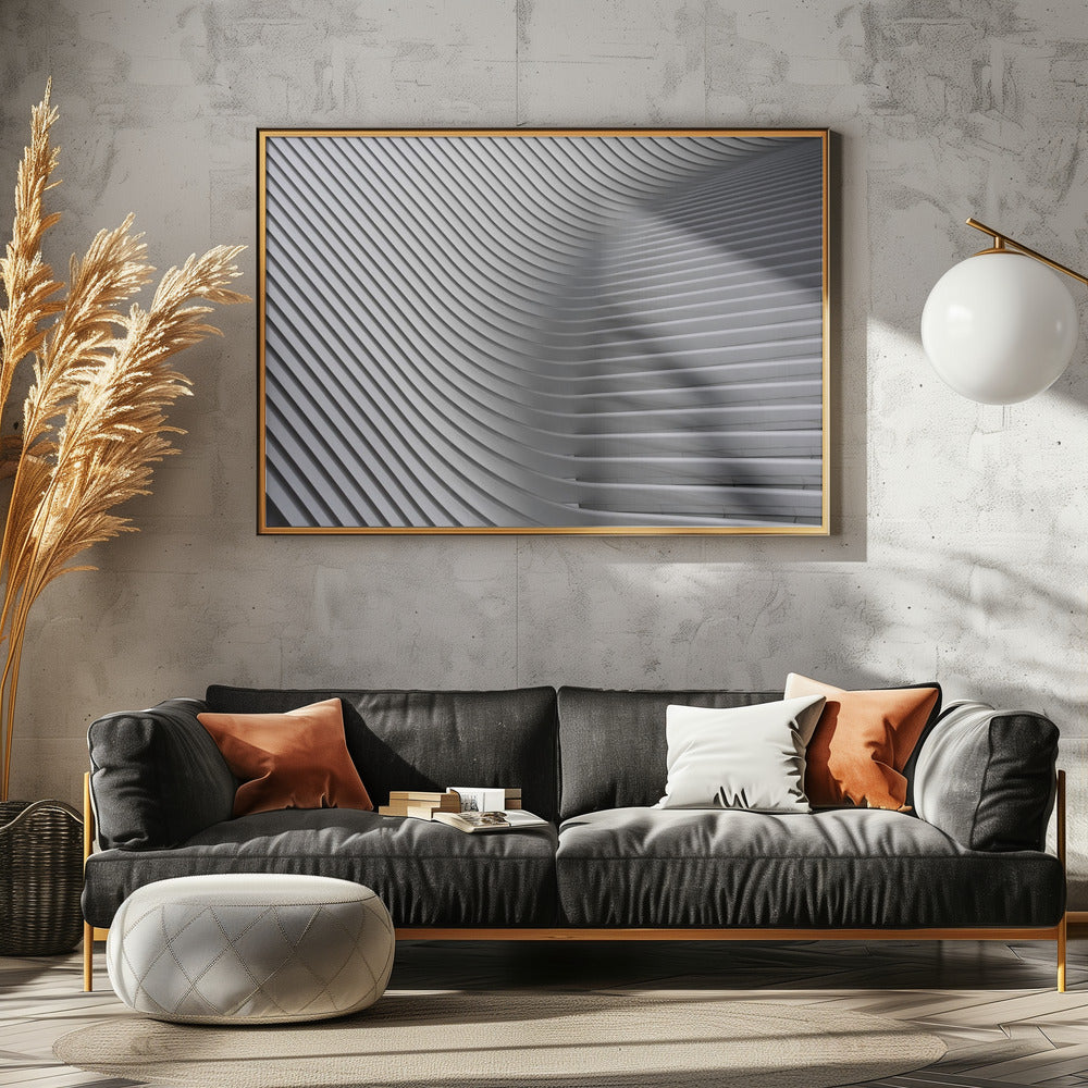 Calatrava Curves # 2 - Poster / Art Print - interiör