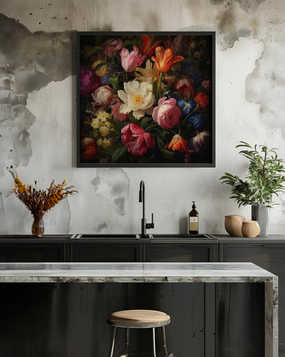 Fa Vintage Floral 57 - Poster / Art Print - interiör
