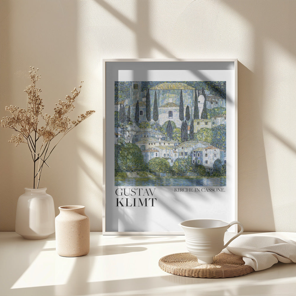 Kirche In Cassone (1913) Poster - Poster / Art Print - interiör