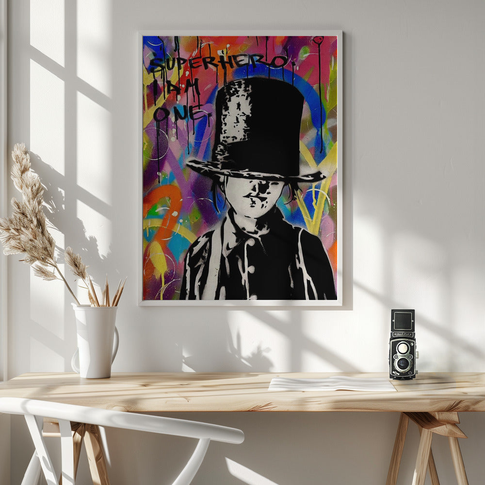Superhero - Poster / Art Print - interiör