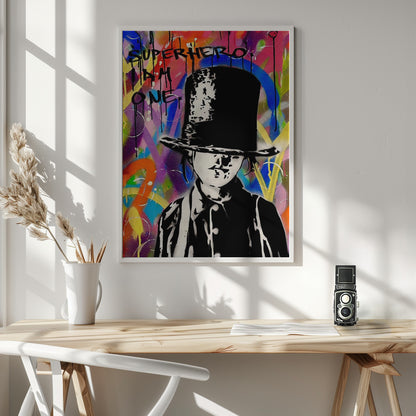 Superhero - Poster / Art Print - interiör