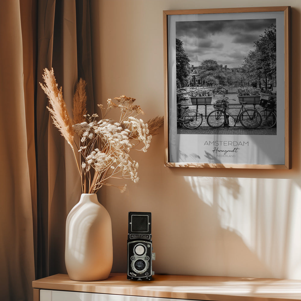 In focus: AMSTERDAM Herengracht - Poster / Art Print - interiör