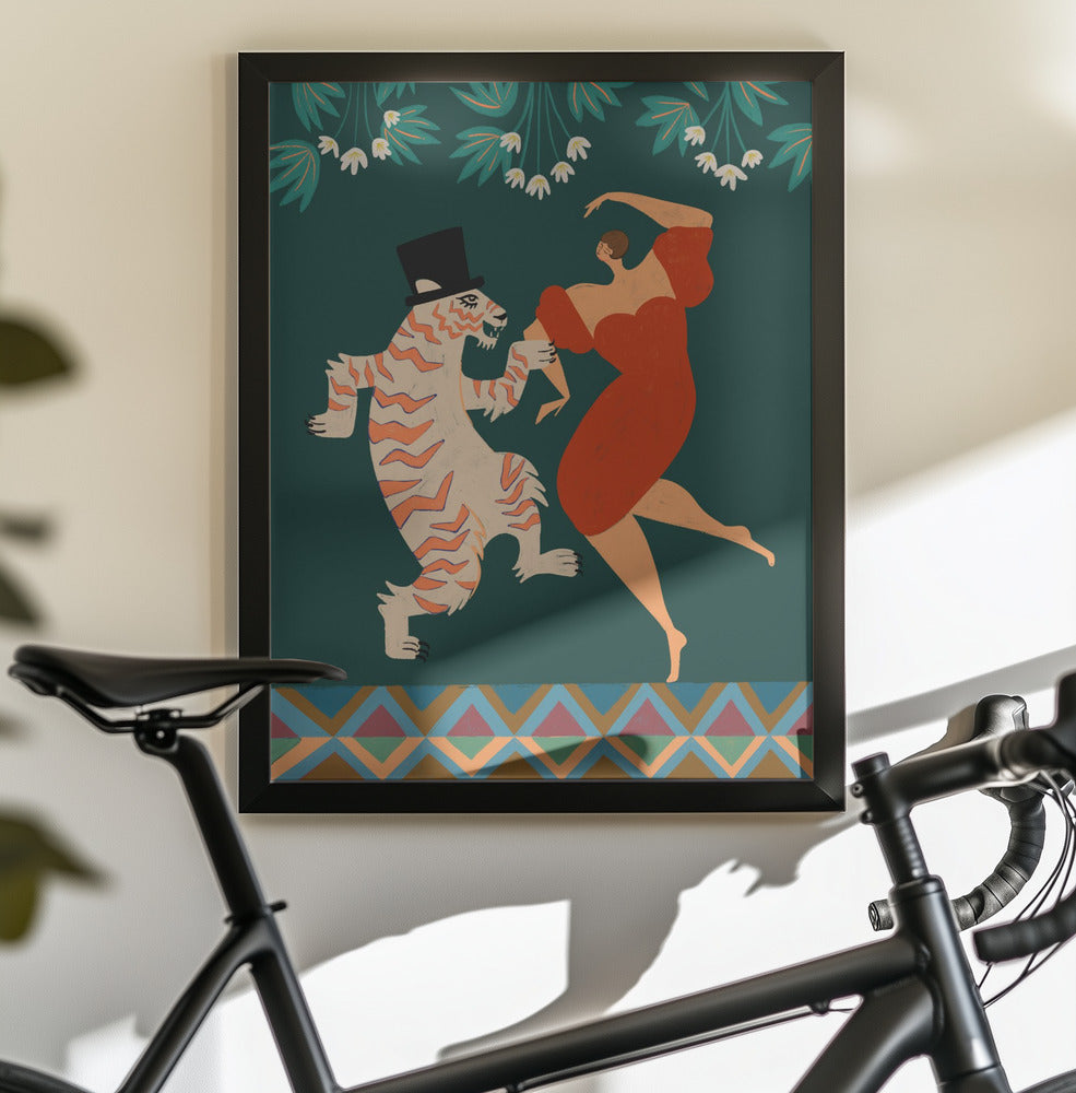 A Date With a Wild Cat - Poster / Art Print - interiör