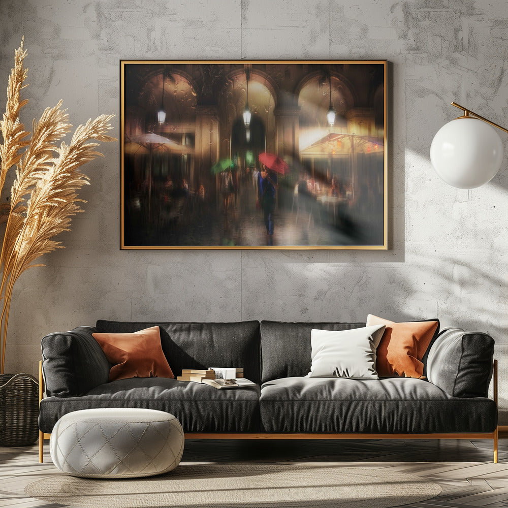 There is something in the rain... - Poster / Art Print - interiör