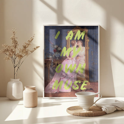 My own muse - Poster / Art Print - interiör
