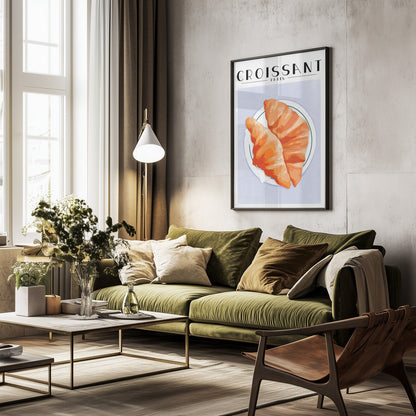 Croissant - Paris - Poster / Art Print - interiör