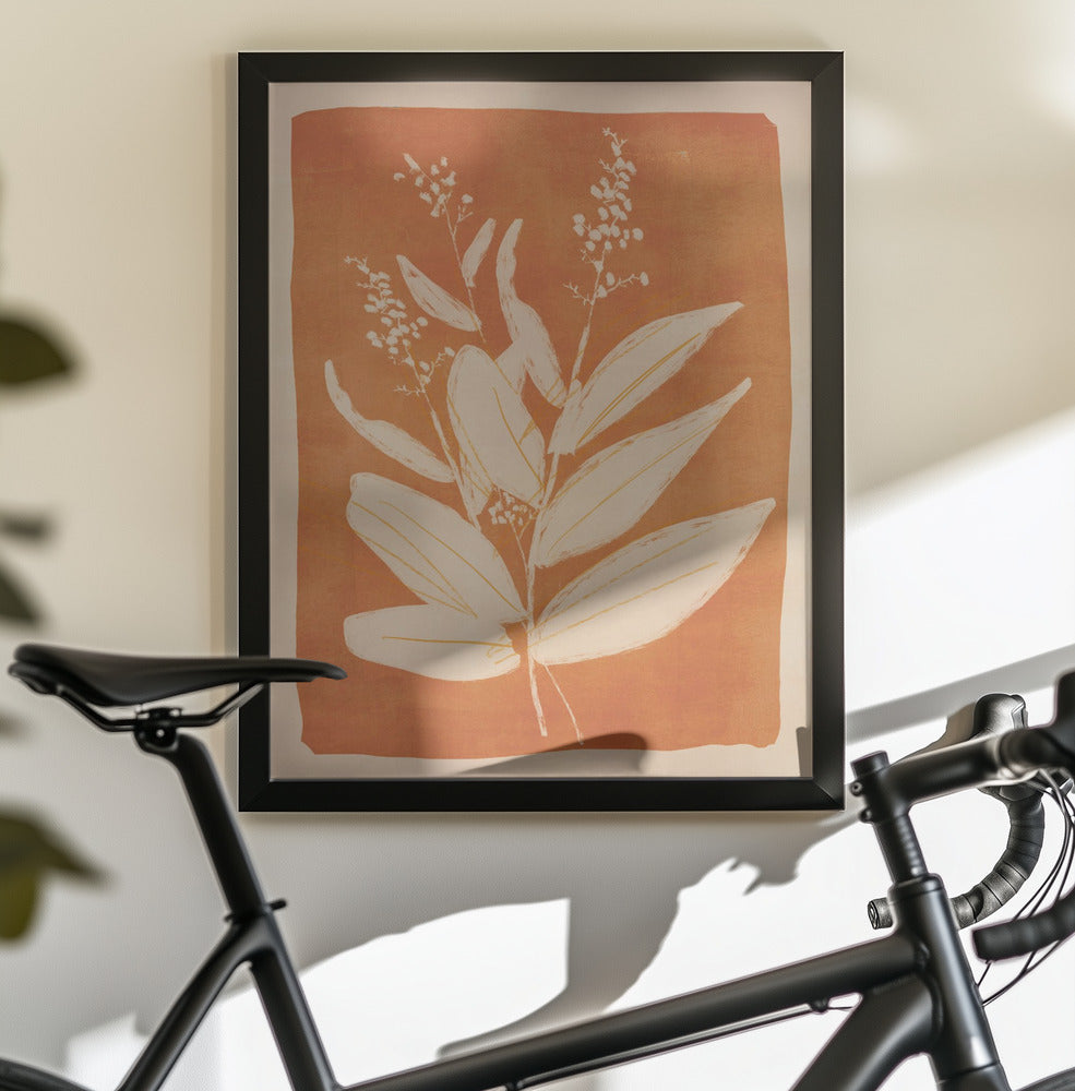 Colorful Minimal Plant - Poster / Art Print - interiör