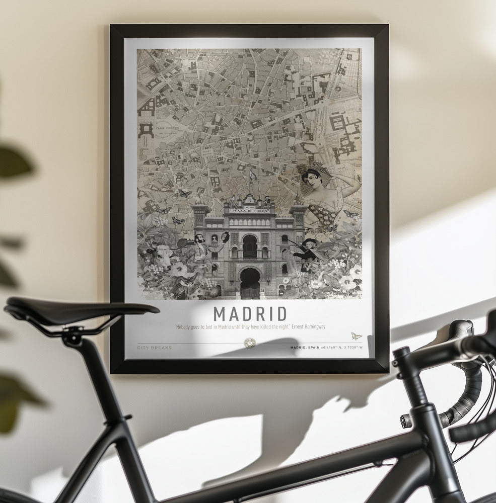 Madrid (City Breaks) - Poster / Art Print - interiör