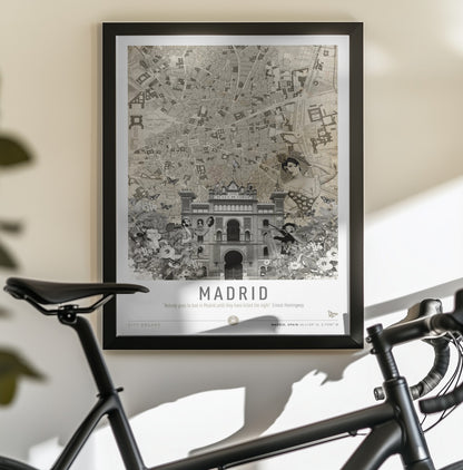 Madrid (City Breaks) - Poster / Art Print - interiör