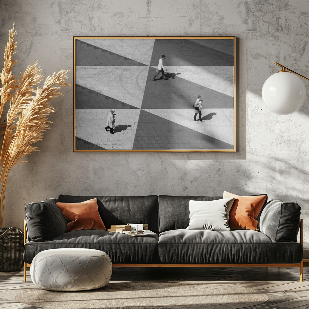 Three - Poster / Art Print - interiör