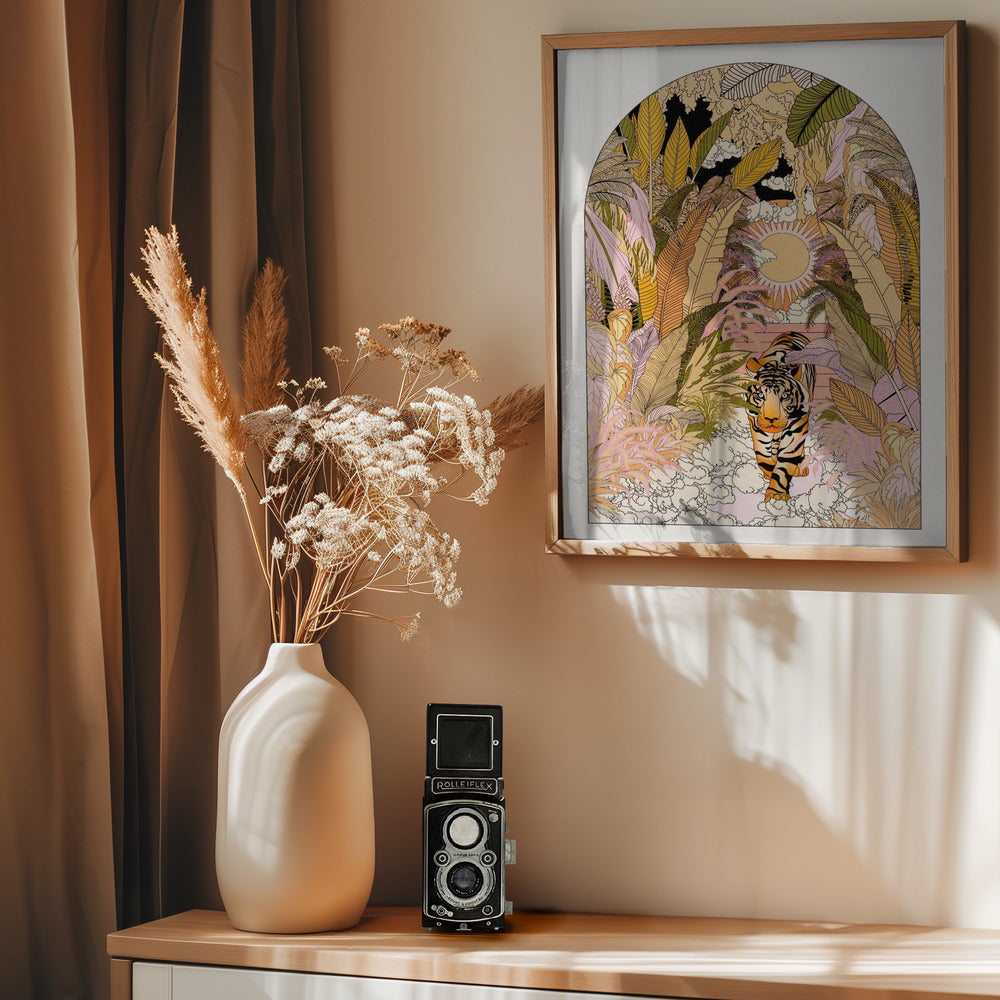 The Tiger - Poster / Art Print - interiör