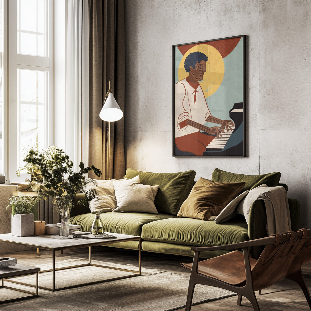 MUSICIAN GUY VIII - Poster / Art Print - interiör