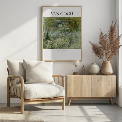 River Bank In Springtime (1887) - Poster / Art Print - interiör